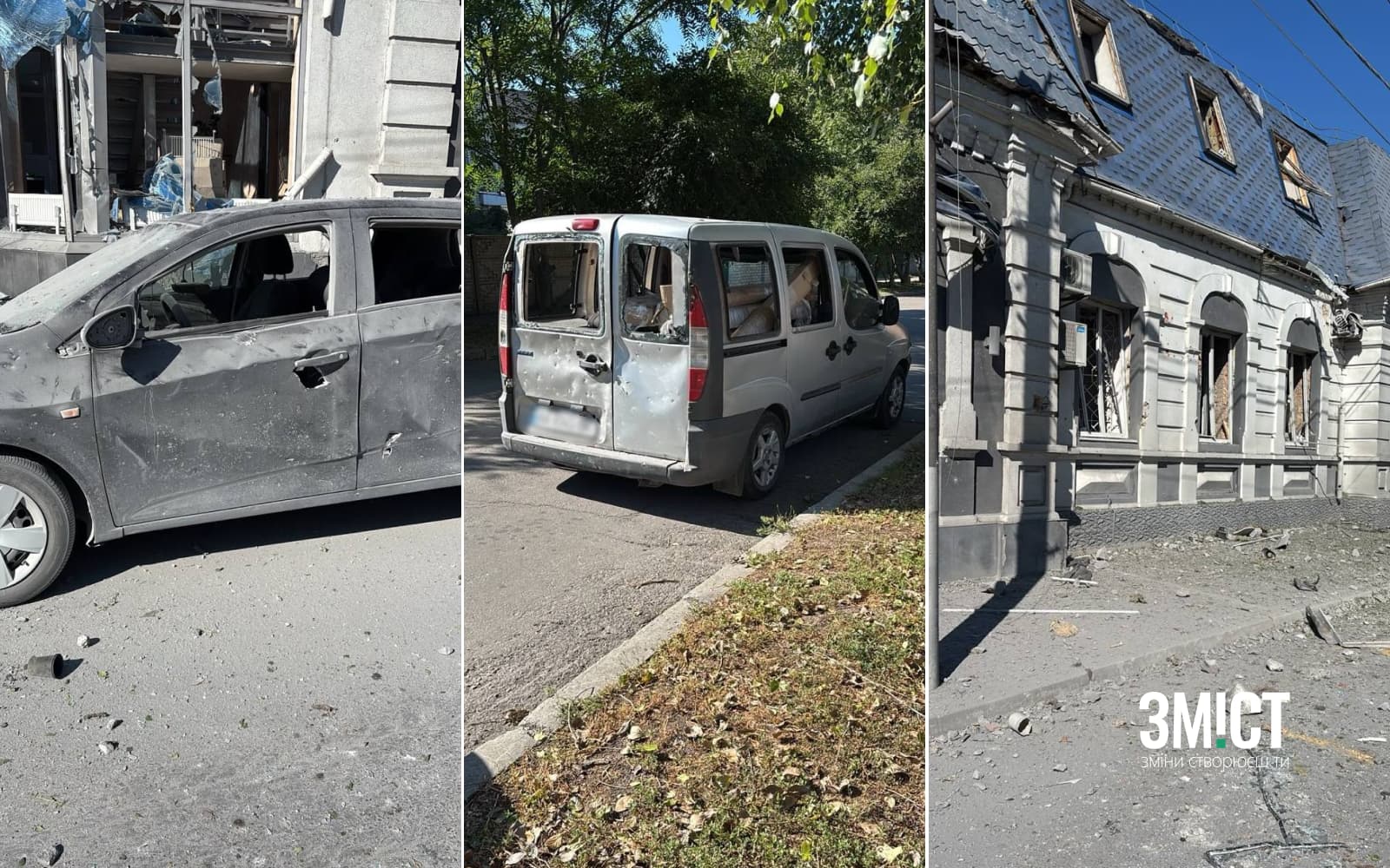 На місці обстрілу