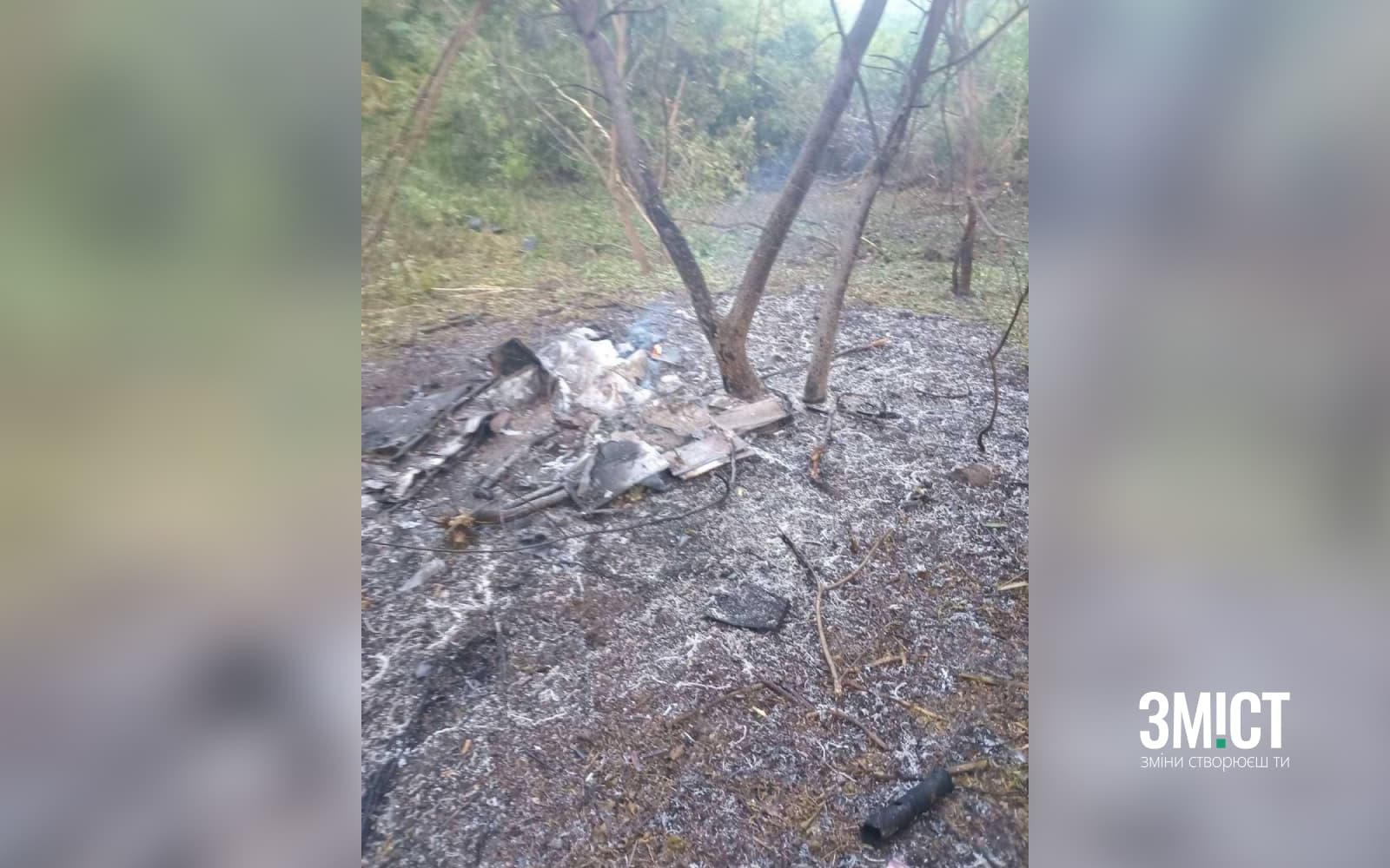 Падіння дрона у Лубенському районі