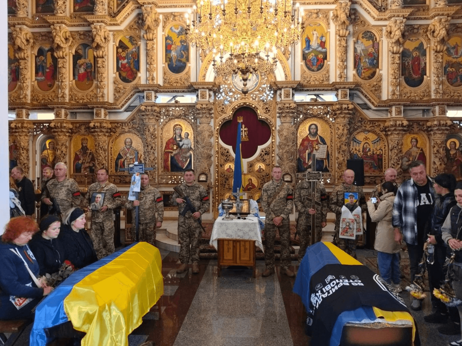 Прощання з воїнами