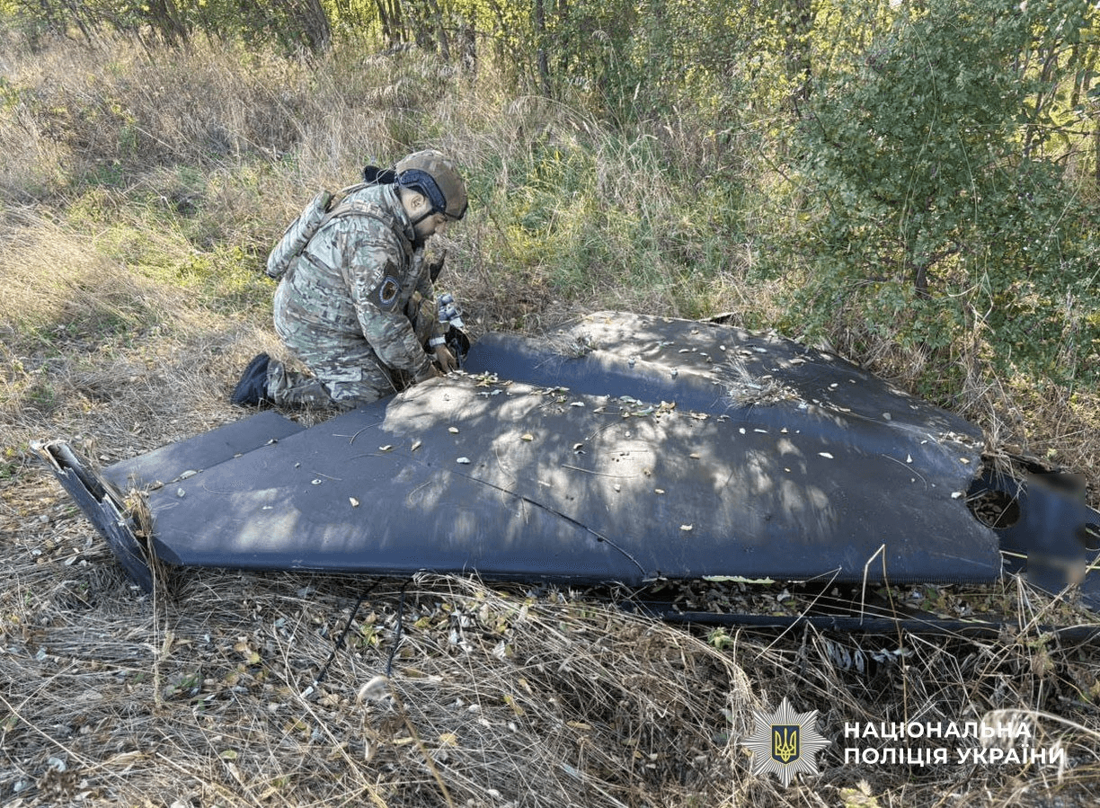 Дрон, який виявили на Полтавщині