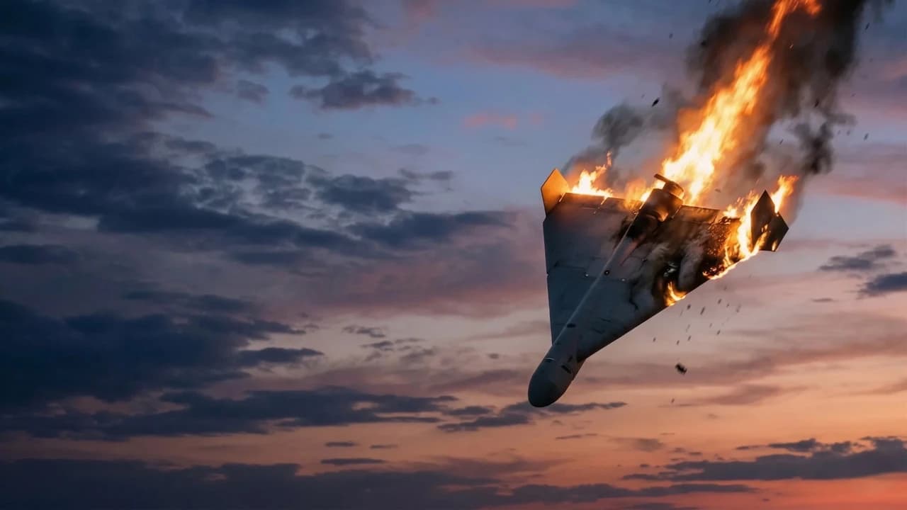 Ворожий безпілотник в небі України