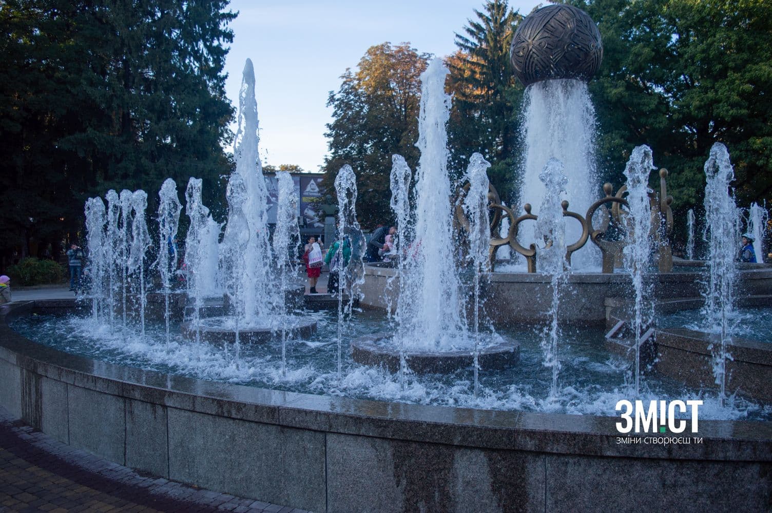 Фонтан «Єдність» у 2020 році