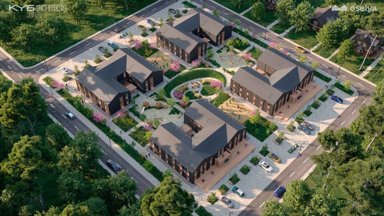 Концепція житла для переселенців, яке можна адаптувати під студентське містечко