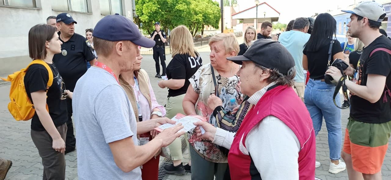 Прийом евакуйованих у Миколаєві