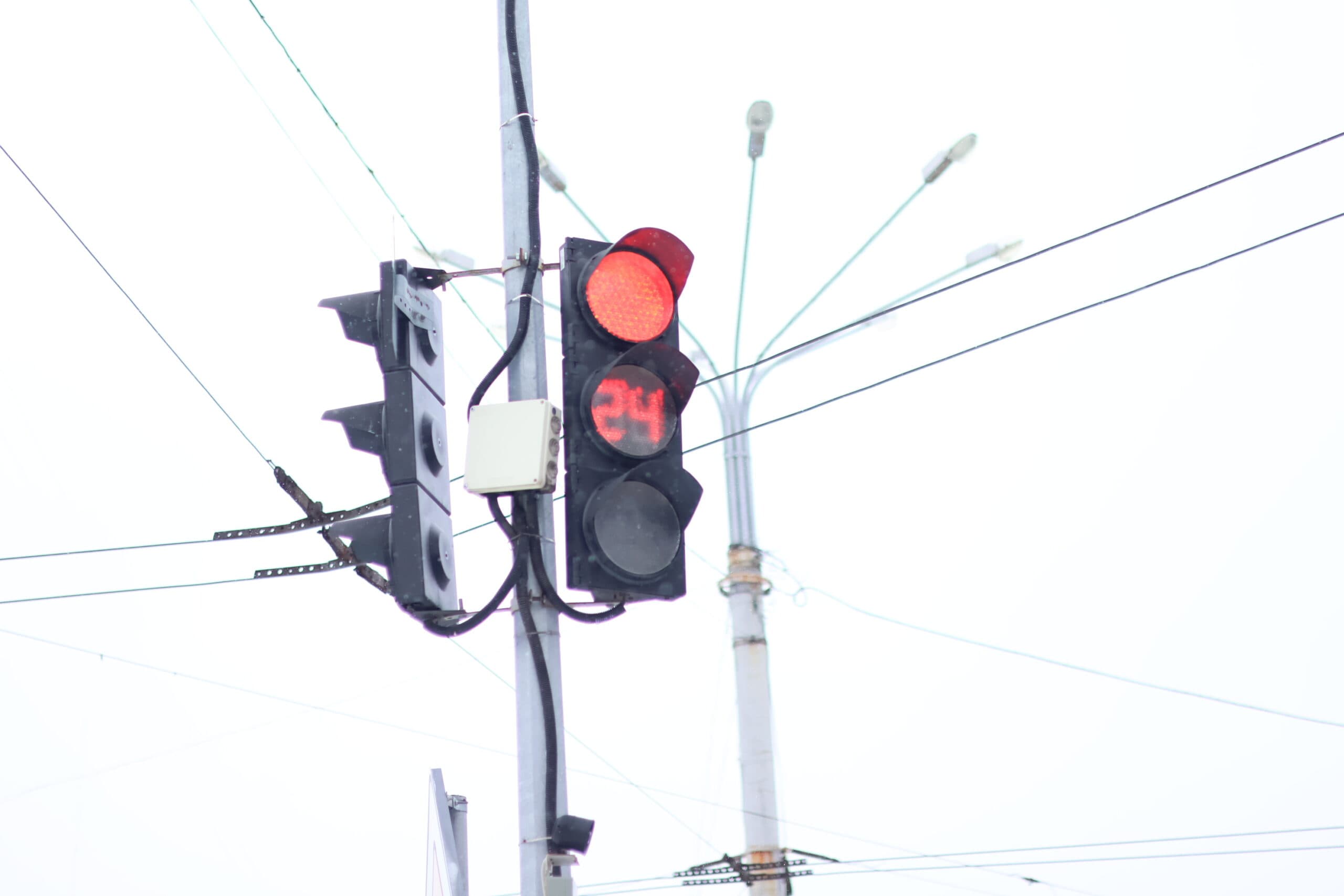 Світлофор у Полтаві. Ілюстративна світлина