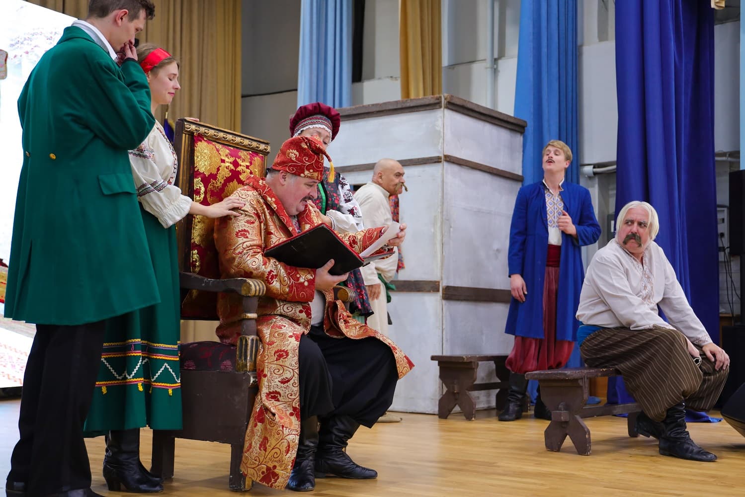 Показ вистави «Мартин Боруля» у полтавській політехніці