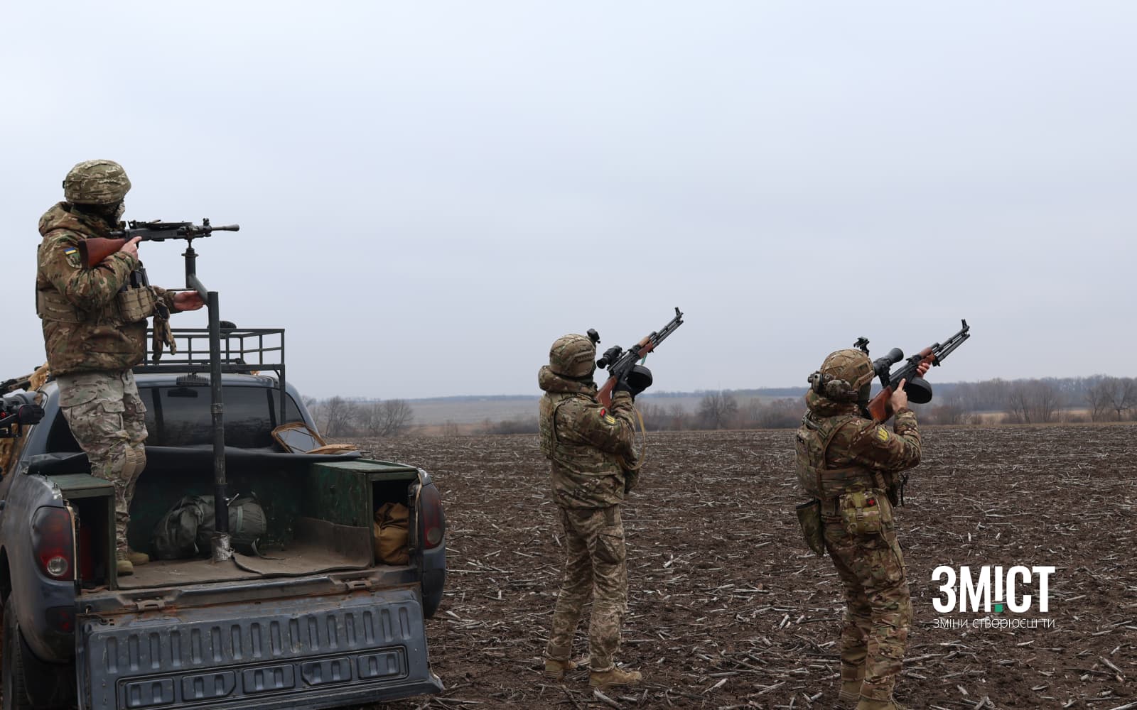 Мобільна вогнева група ППО за робою на Полтавщині