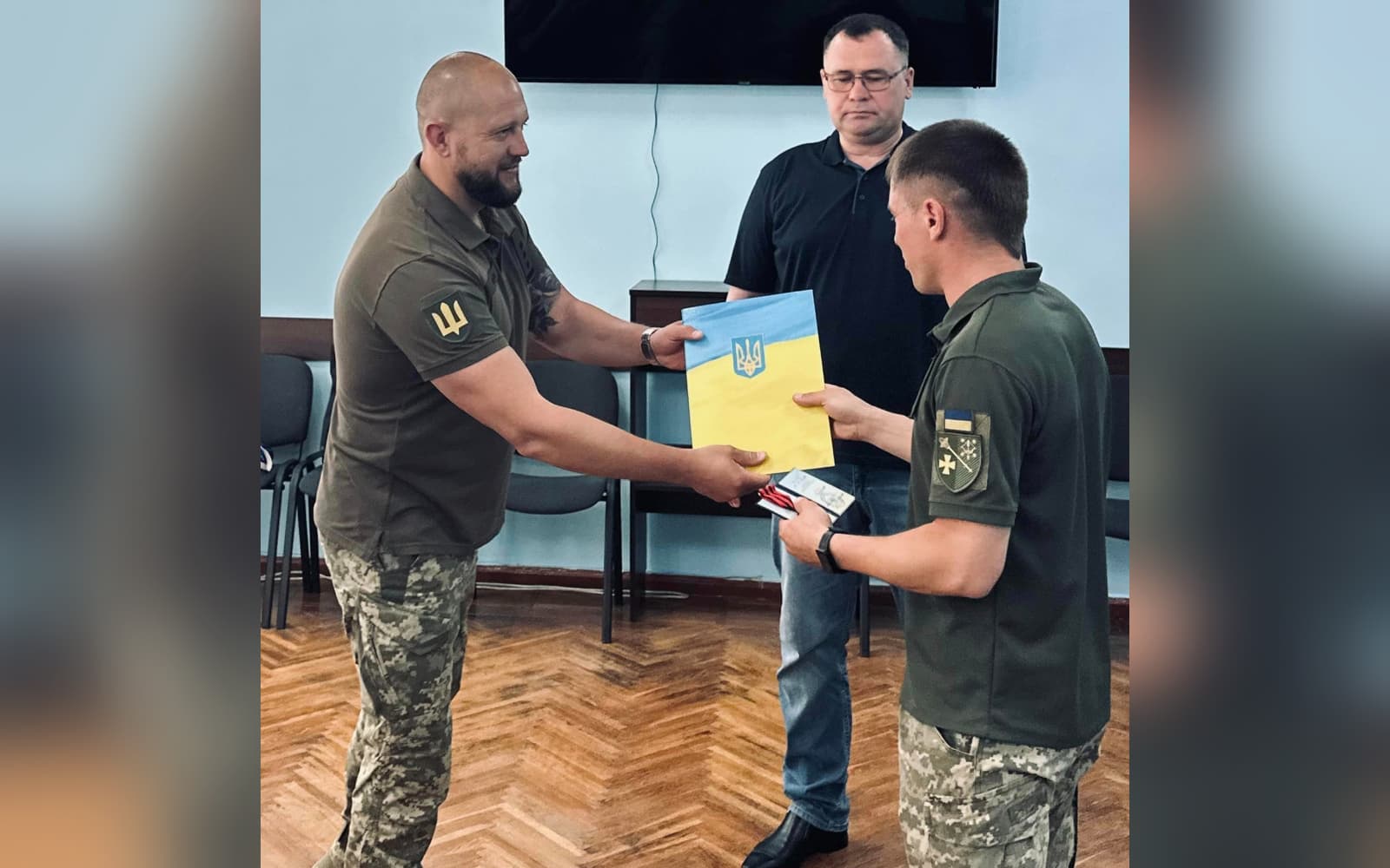 Нагородження Віталія Кручиненка