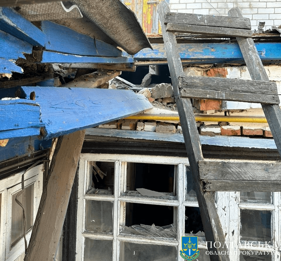 Наслідки обстрілу Полтавщини 26 серпня, який здійснила армія РФ