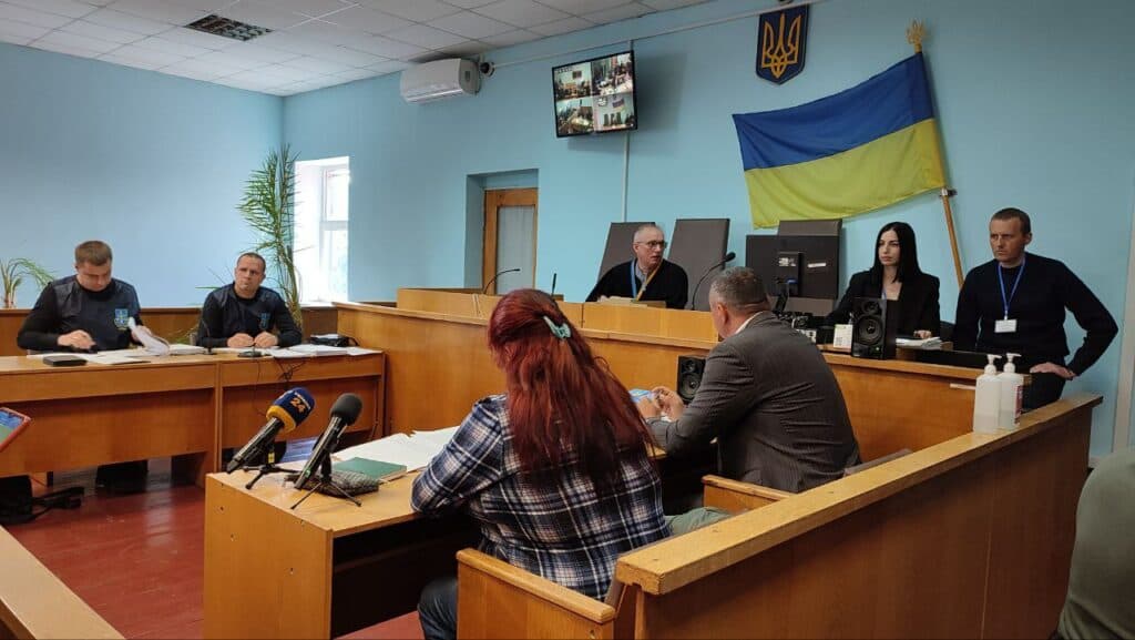 Судовий процес над полоненим ина Полтавщині. Фото ЗМІСТу