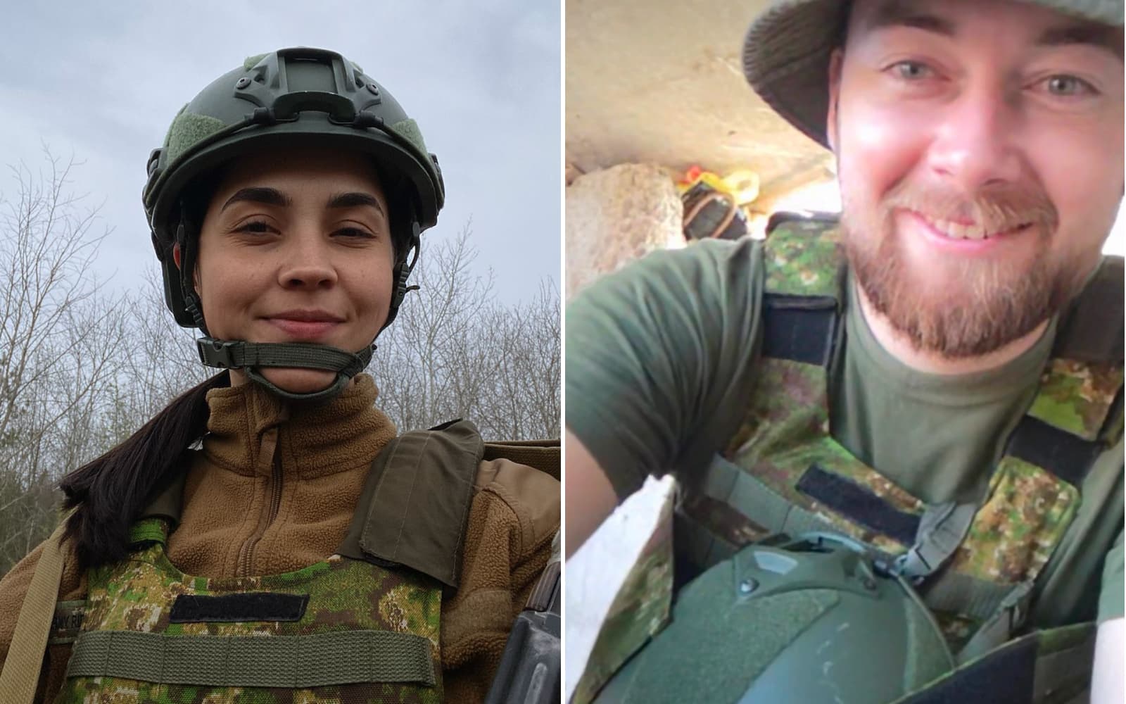 Дарина Близнюк на БЗВП і Станіслав Близнюк на службі