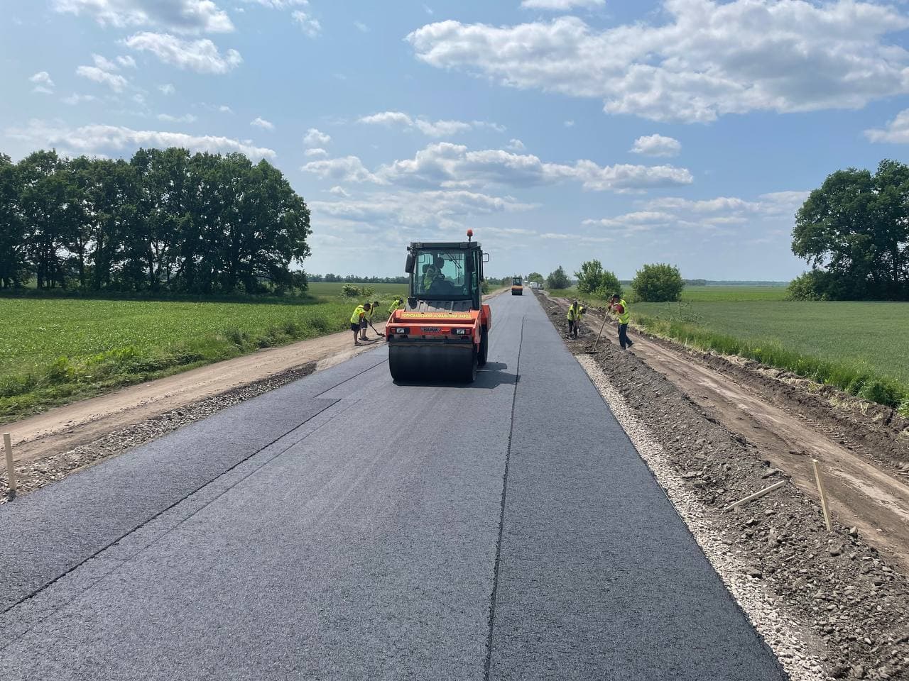 Ремонт доріг на Полтавщині