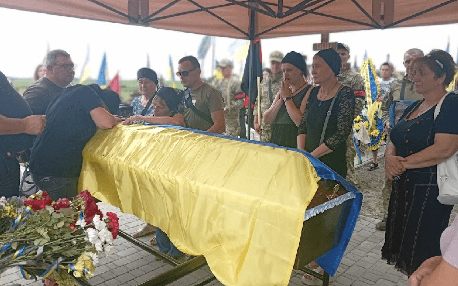 Прощання з воїном.