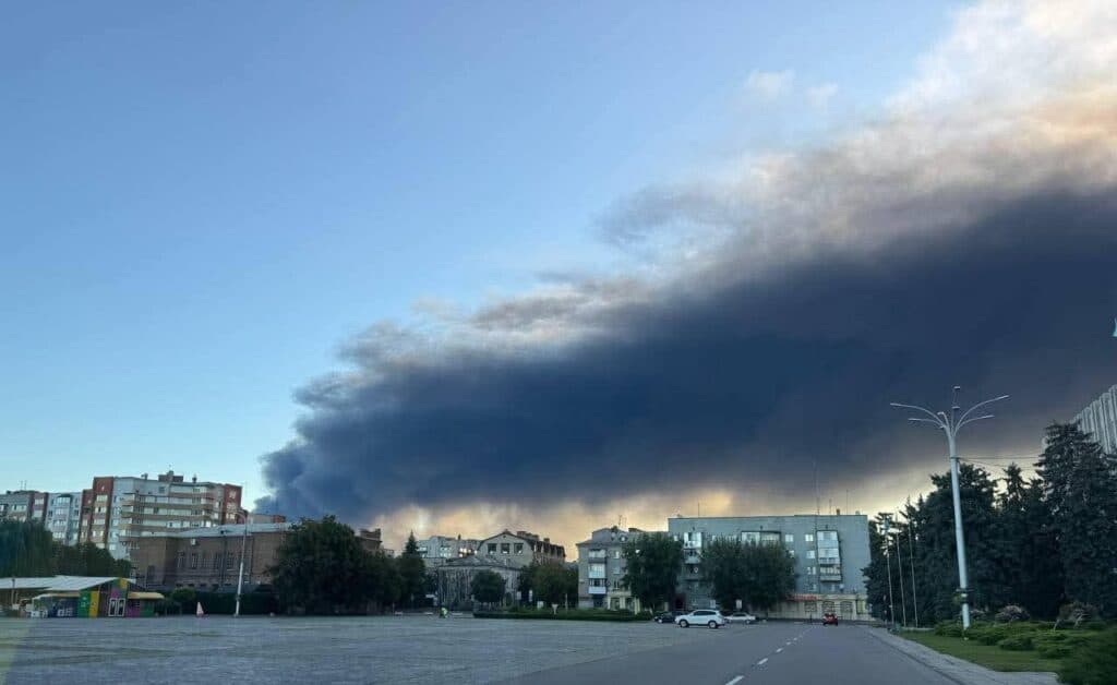 Наслідки обстрілу Кременчука 19 серпня