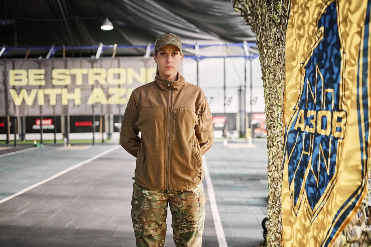 Катерина Пругло в лавах «Азову»