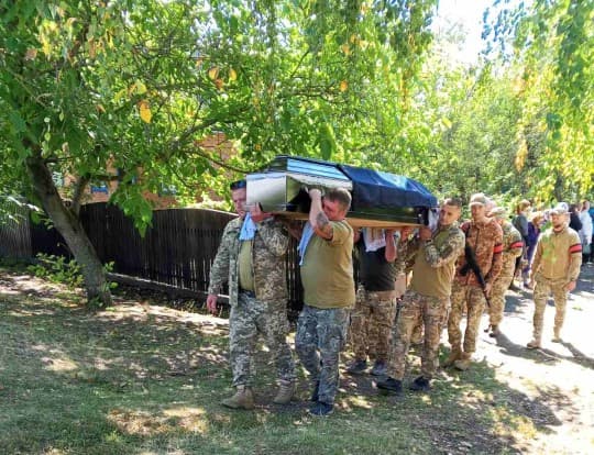 Прощання з воїном.