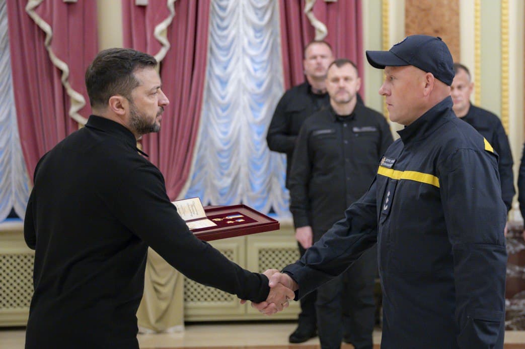 Президент України надав звання Героя України полтавському рятувальникові
