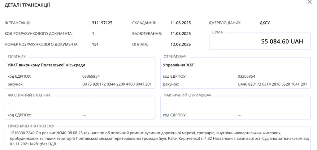 Скриншот з ухвали Шевченківського районного суду про арешт вилучених документів