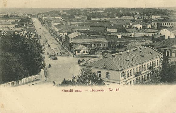 На передньому плані – готель Воробйова. Джерело: сайт Бориса Тристанова Готелі Полтави і що з ними? Серед найвідоміших – готель «Театральний», «Європейський», «Грандь Отель» й готель Воробйова.