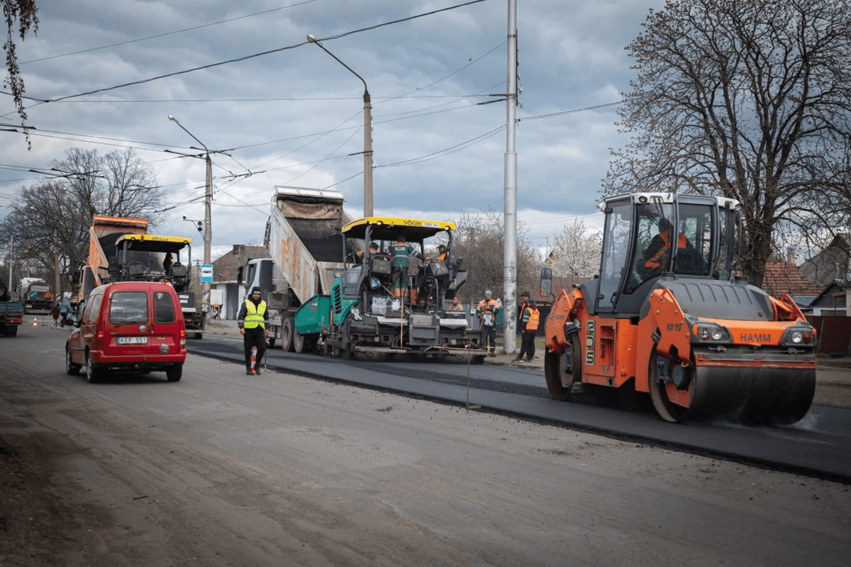 Ремонт дороги в межах Розсошенців