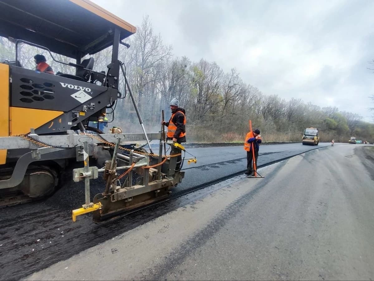 Ремонт доріг на Полтавщині