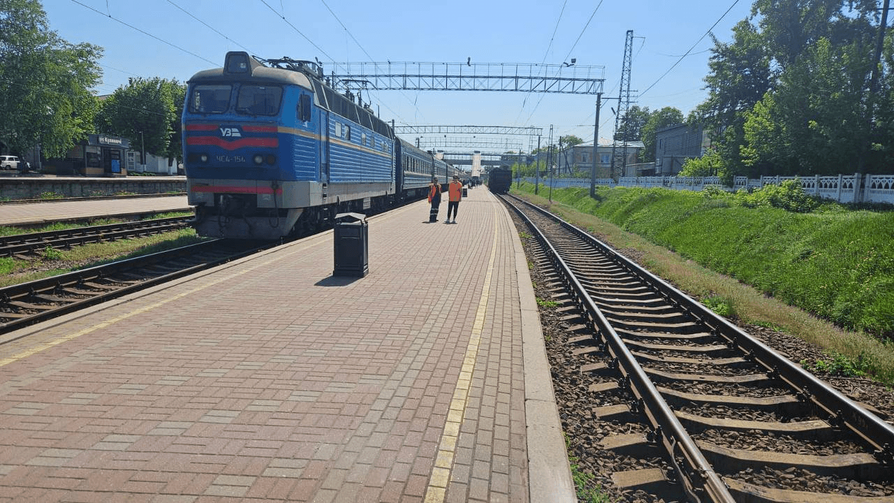 Потяг, який прибув до Полтави