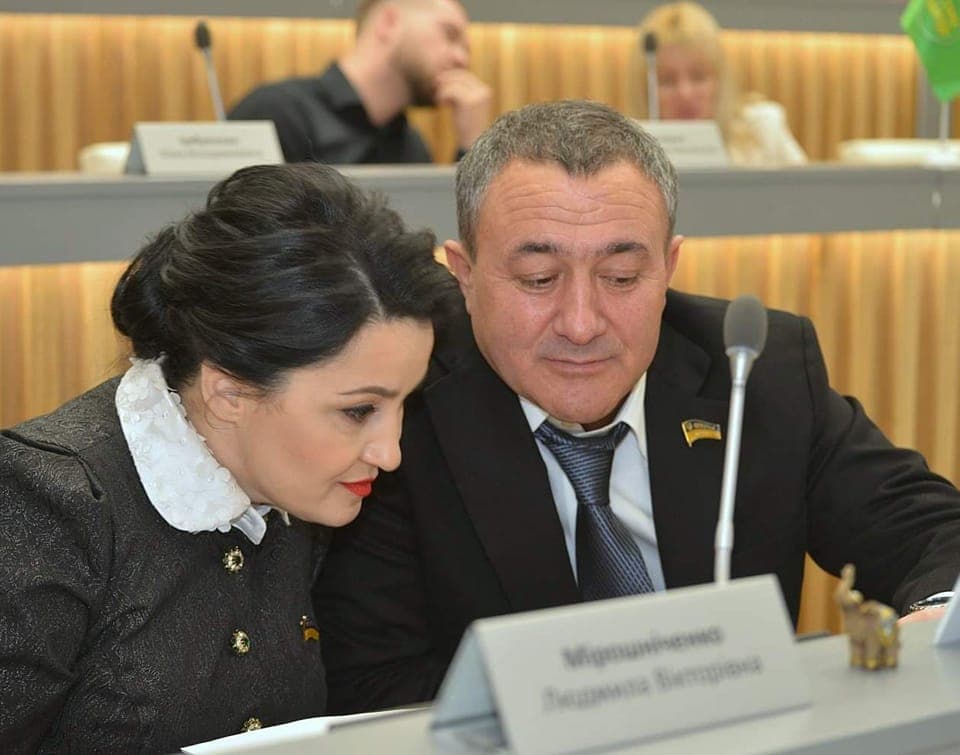 Людмила Мірошніченко та Фахраддін Мухтаров