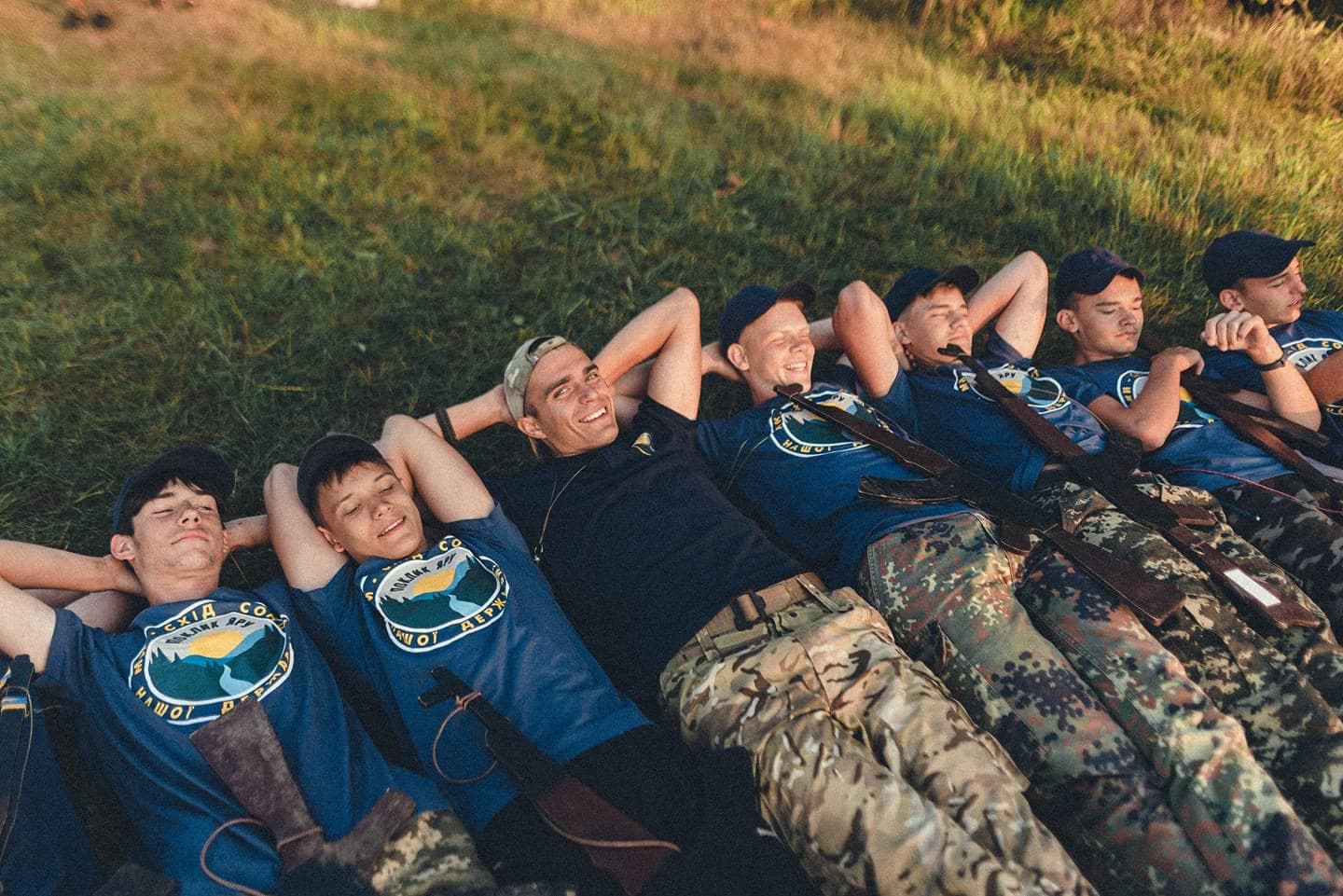 Павло Добротворський з вихованцями