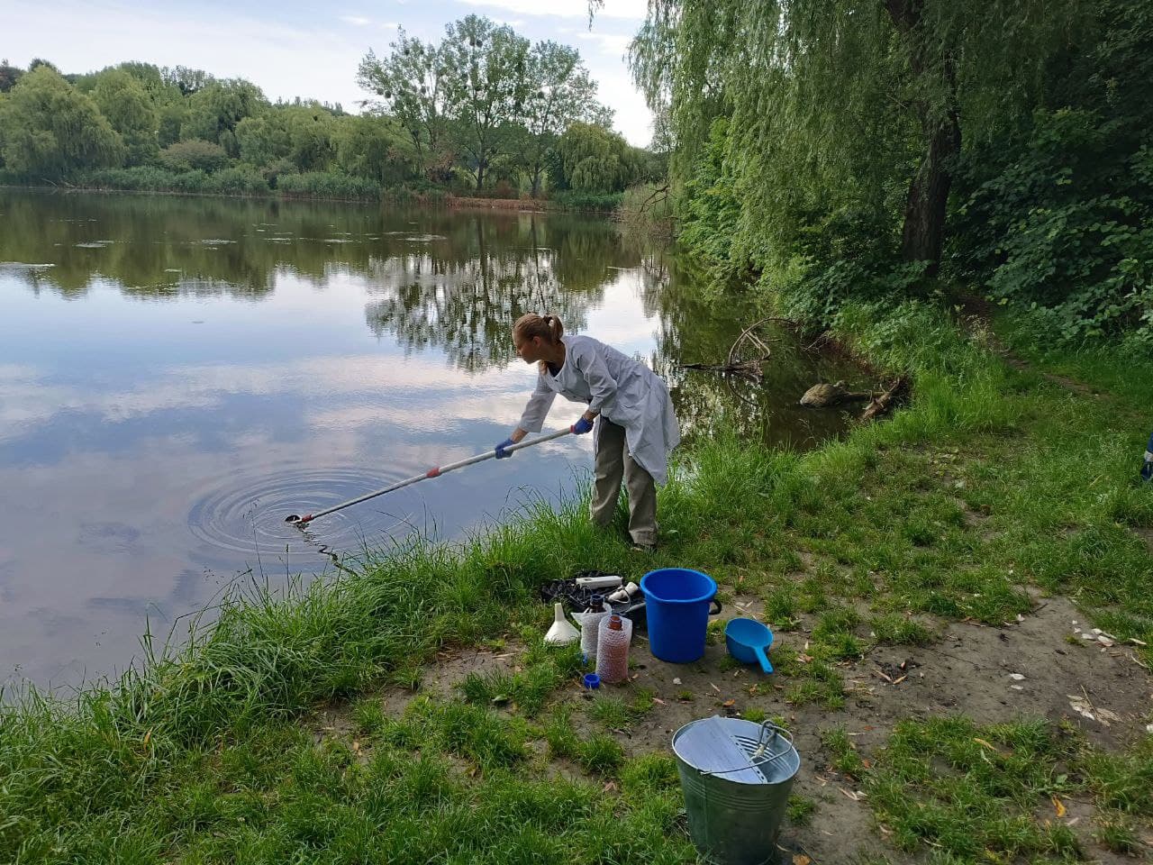 Дослідження води у ставку денропарку Полтави