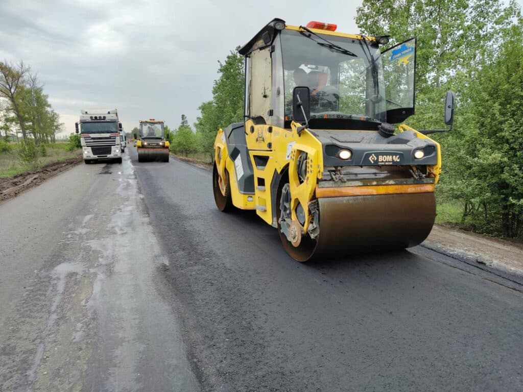 ремонт дороги