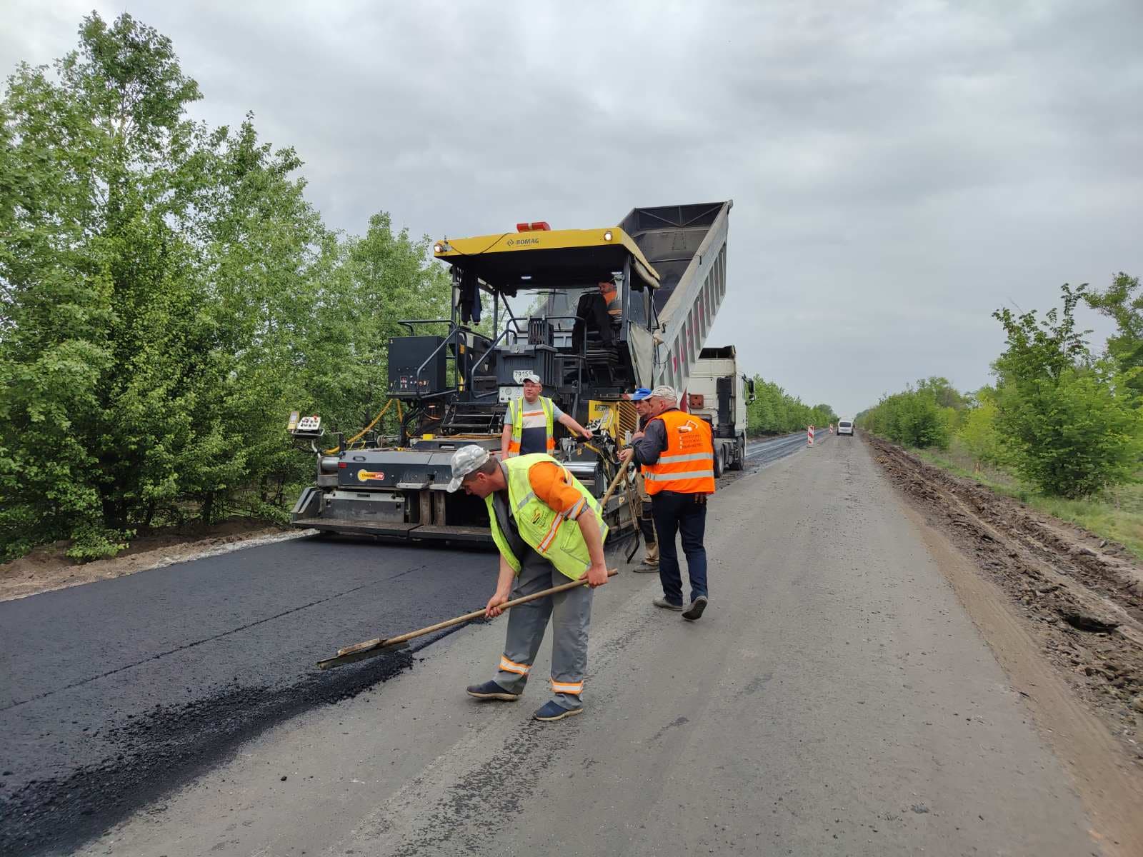 Ремонт дороги Суми – Полтава