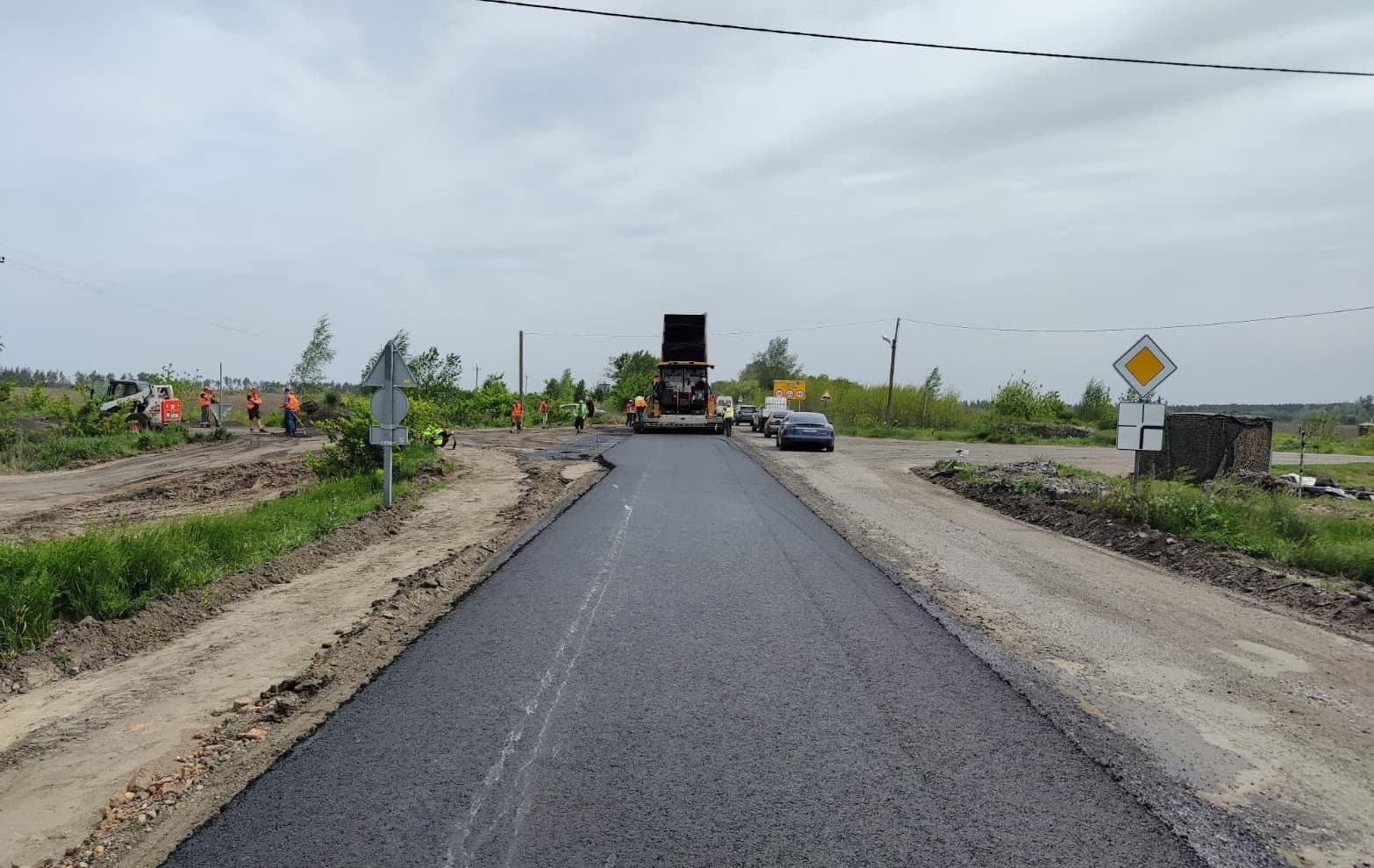 Відремонтована ділянка дороги Полтава – Суми