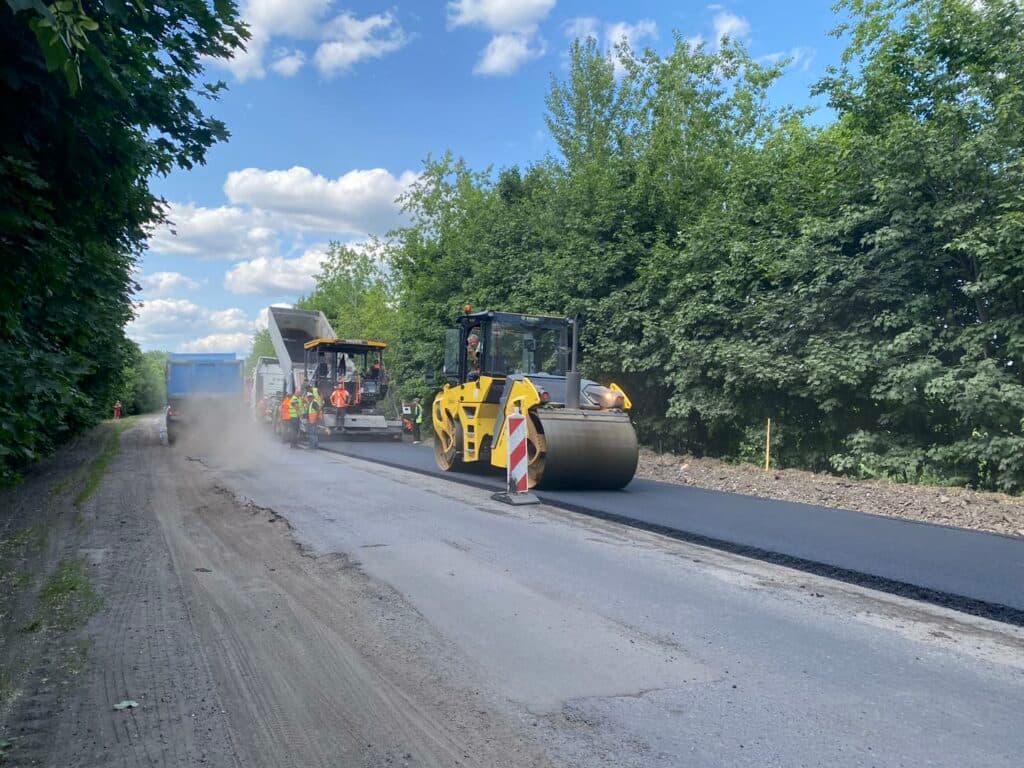 ремонт доріг Н-12 Диканька Опішня