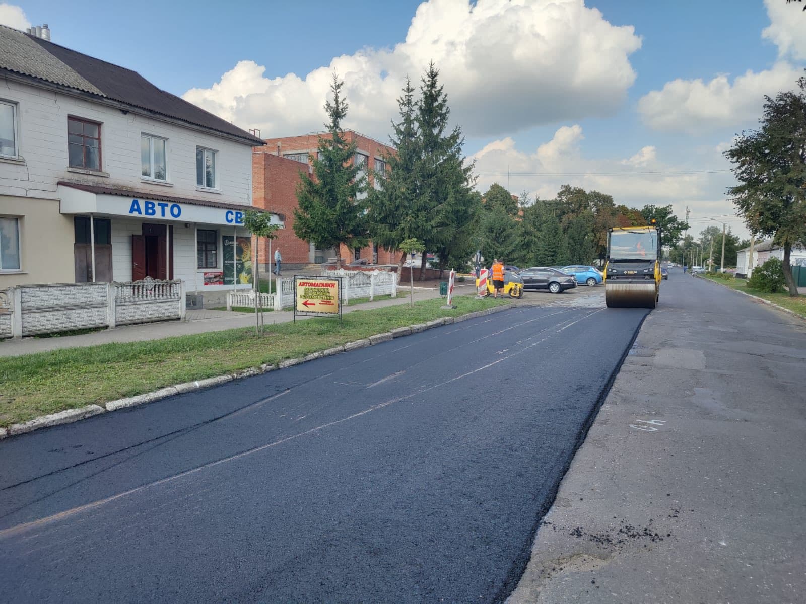 Ремонт дороги Суми – Полтава