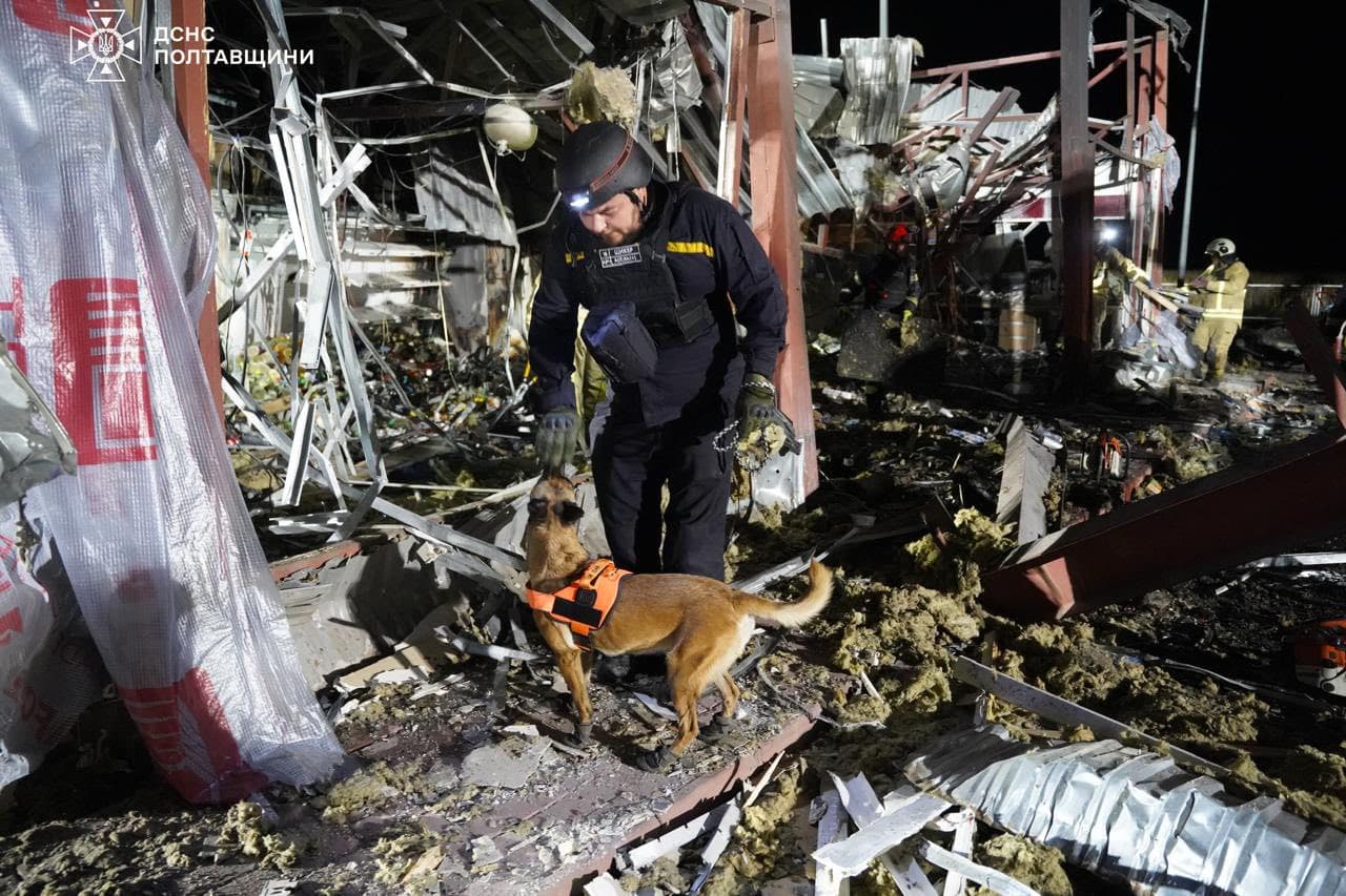 Ліквідація насдлідків обстрілу Полтавського району