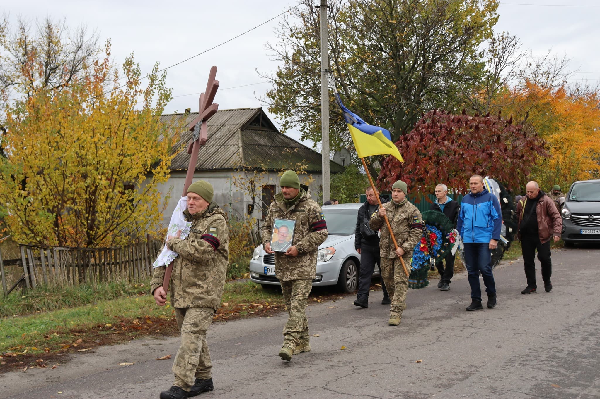 Прощання з воїном.