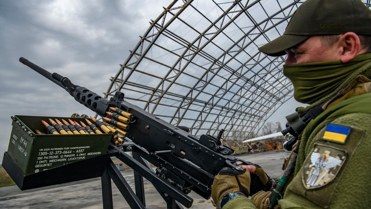 Ілюстративне фото. Робота ППО через атаку «Шахедів»