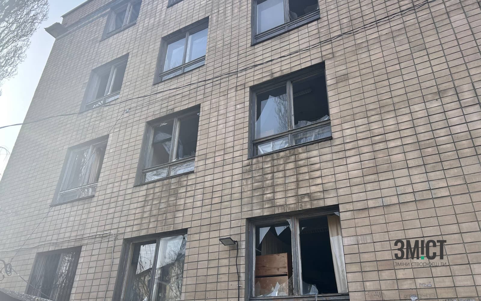 Наслідки обстрілу Полтави 24 березня. Ілюстративна світлина