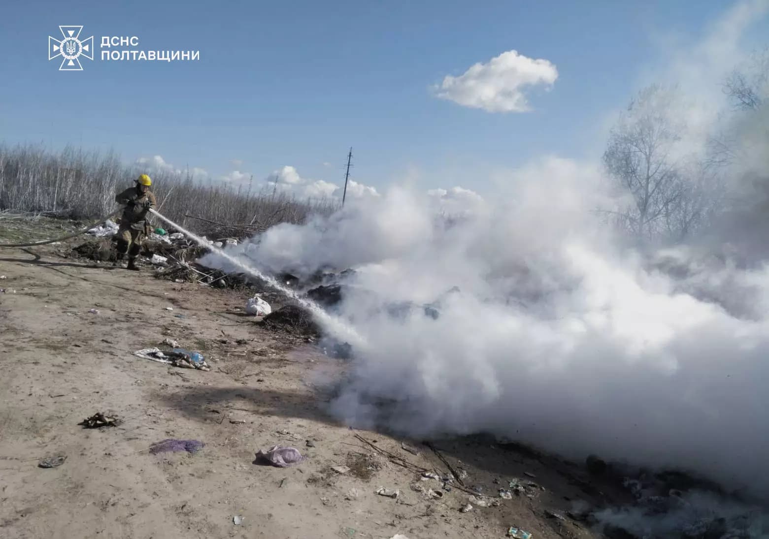 Ліквідацію пожеж провели на Полтавщині