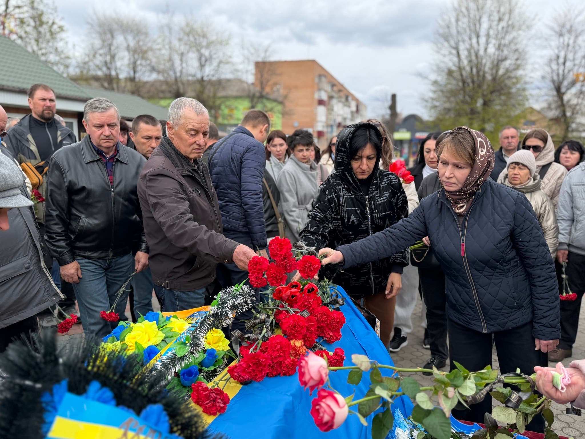 Прощання з воїном на Полтавщині