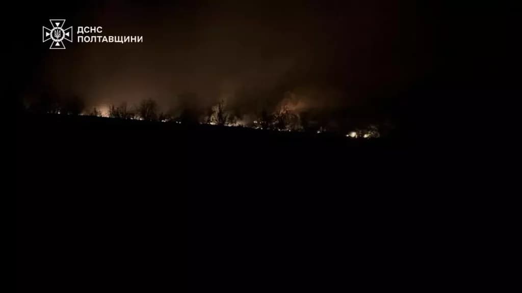 Ліквідацію пожеж провели на Полтавщині