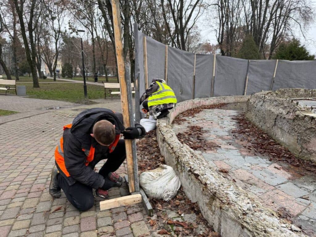 З шести фонтанів у Полтаві цьогоріч запрацюють три
